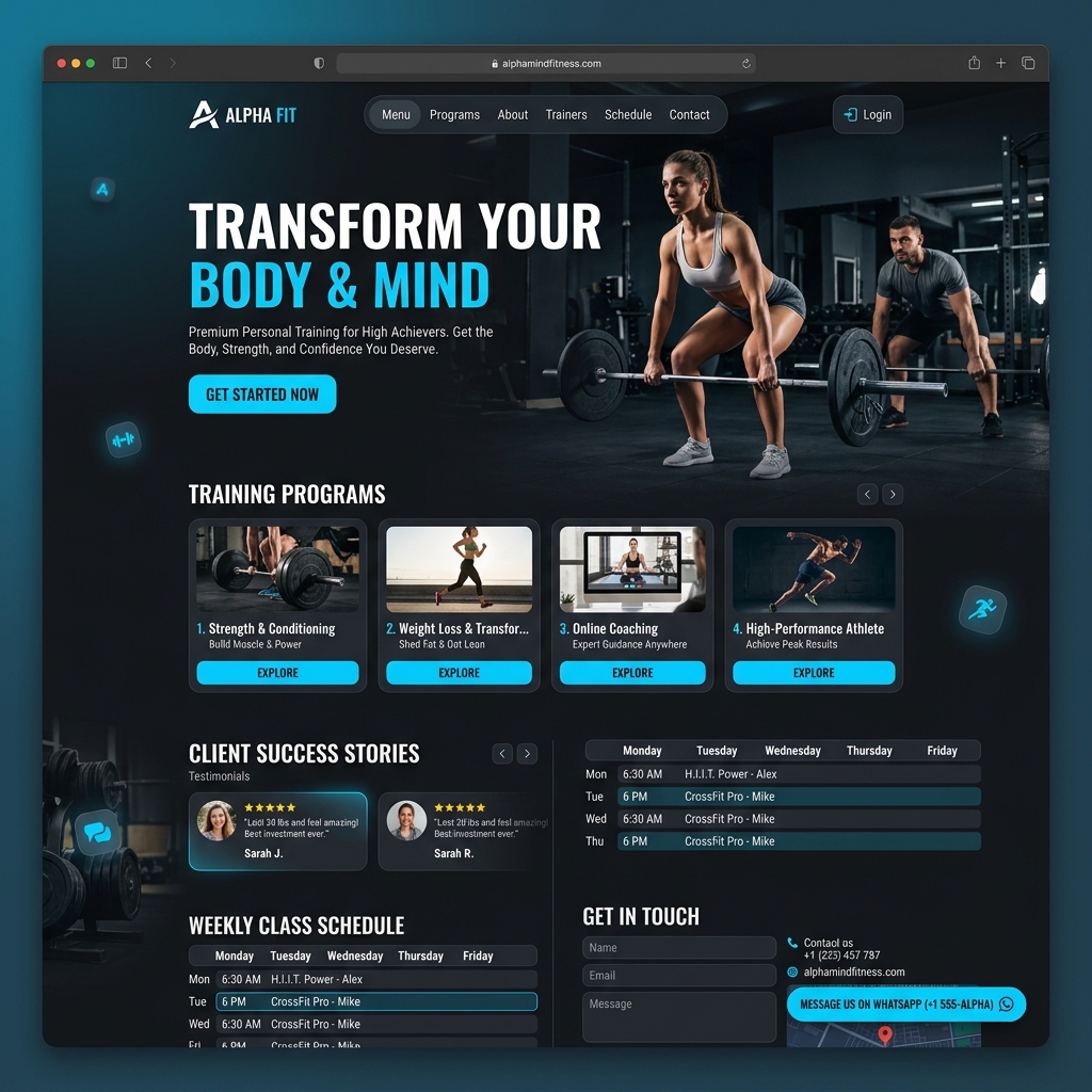FitPro Personal Training — SKIBZY Portfolio
