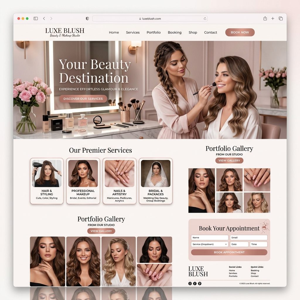 Glow Studio Salon — SKIBZY Portfolio